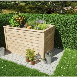 Bac à fleurs en bois 3