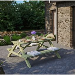 Table de pique-nique bois T&J 4