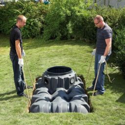 Cuve à eau enterrée plate 4