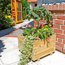 Bac à plantes carré en 3