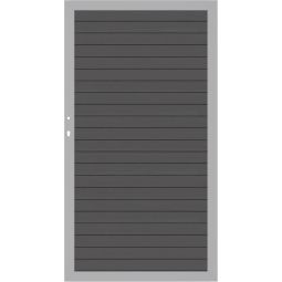 Portail panneau brise-vue bois composite, 3