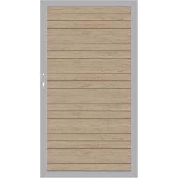 Portail panneau brise-vue bois composite, 3