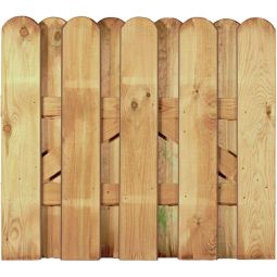 Clôture pare-vue bois T&J DAAN 5