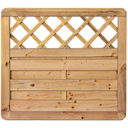 Clôture jardin Avantgarde avec treillis 3