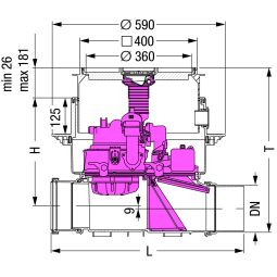 Clapet anti-retour KESSEL Pumpfix-F-confort, kit 4