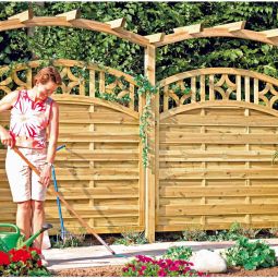 Clôture de jardin brise-vue T&J 5