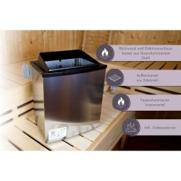 Poêle de sauna Karibu 9 6