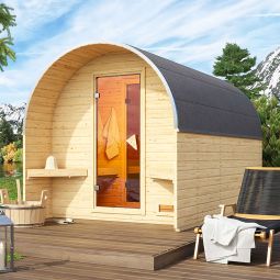 Maison sauna tonneau Karibu 3 3