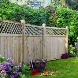 Clôture pare-vue T&J CLASSIC-Série-Diagonal Ranki 4