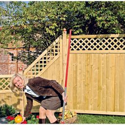 Clôture pare-vue T&J CLASSIC-Série-Diagonal Ranki 3