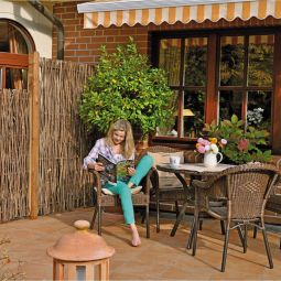 Clôture pare-vue T&J SKAGEN-Série-Ranki Mélèze 4