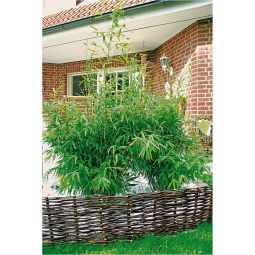 Bordure de jardin en noisetier 3