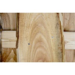 Clôture brise-vue à planches en 9