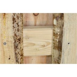 Clôture brise-vue à planches en 7