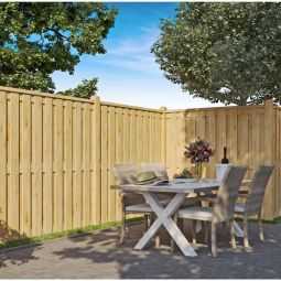 Clôture brise-vue à planches T&J 4