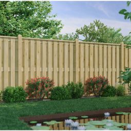 Clôture brise-vue à planches T&J 3