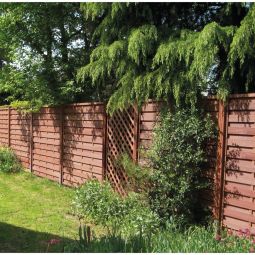 Clôture brise-vue à lames serrées 3