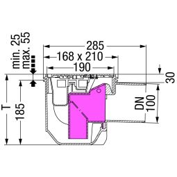 Siphon de cave KESSEL 150x190 3