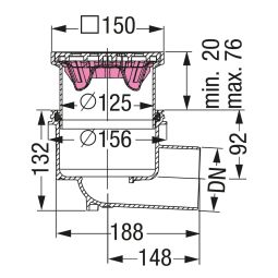 Siphon de cave KESSEL Practicus 4