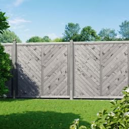 Clôture brise-vue à lames à 3