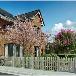 Clôture de jardin avant T&J 3