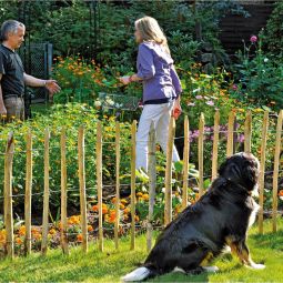 Portillon de clôture en piquets 5
