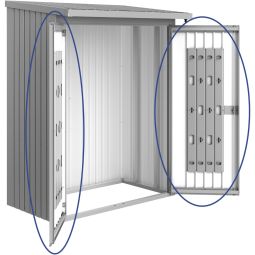 Kit de porte pour abri 4