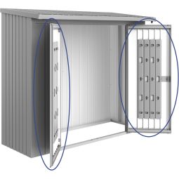 Kit de porte pour abri 5