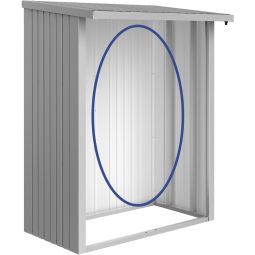 Paroi arrière pour abri à 4