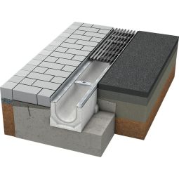 Caniveau de drainage BIRCOlight avec 3