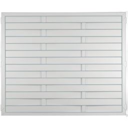 Clôture à lames blanche T&J 6