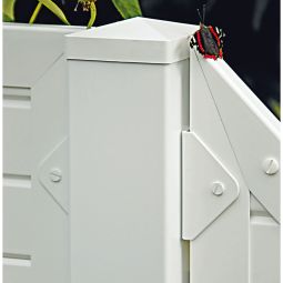 Poteau blanc T&J LIGHTLINE KS 4