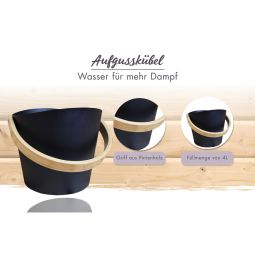 Kit d'accessoires de sauna Karibu 8