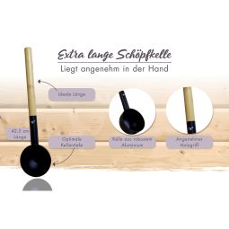 Kit d'accessoires de sauna Karibu 6