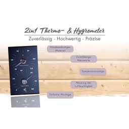 Kit d'accessoires de sauna Karibu 4