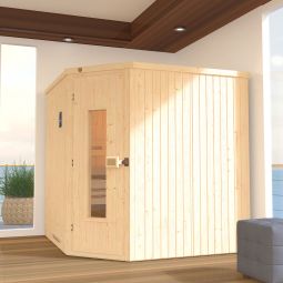 Sauna d'angle weka VARBERG en 8