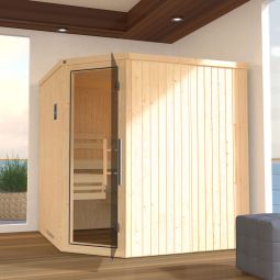 Sauna d'angle weka VARBERG en 11