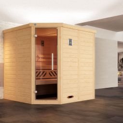 Sauna d'angle weka KEMI en 4