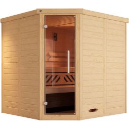 Sauna d'angle weka KEMI en 6