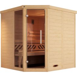 Sauna d'angle weka KEMI en 10