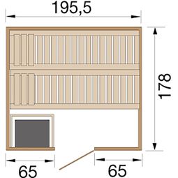 weka Sauna en bois massif 7