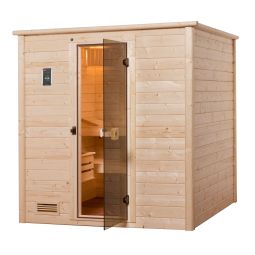 Sauna en bois massif weka 6