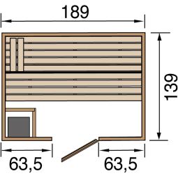 weka Sauna en bois massif 8