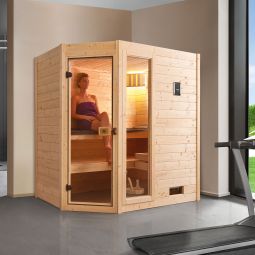 Sauna d'angle weka VALIDA set 3