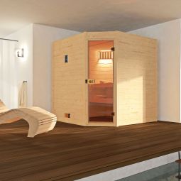 Sauna d'angle weka VALIDA en 7