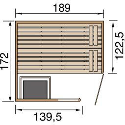 weka Sauna en bois massif 10