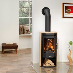 Justus cheminée Usedom 5 avec 5