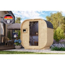Karibu Woodfeeling Sauna tonneau Quadro 6