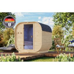 Karibu Woodfeeling Sauna tonneau Quadro 5