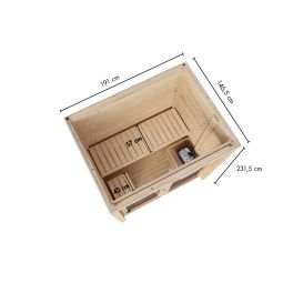 Karibu Woodfeeling Maison de sauna 4